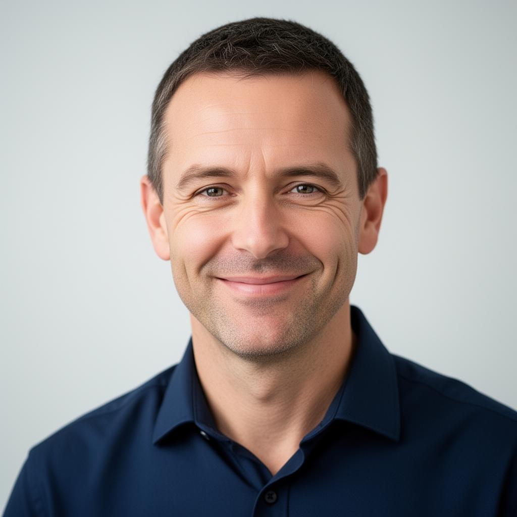 Portrait of George Sanders, founder and editor of Snoring Devices UK